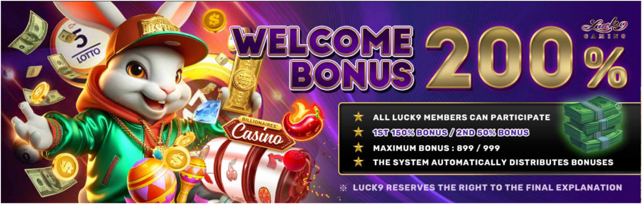 Register Welcome bonus